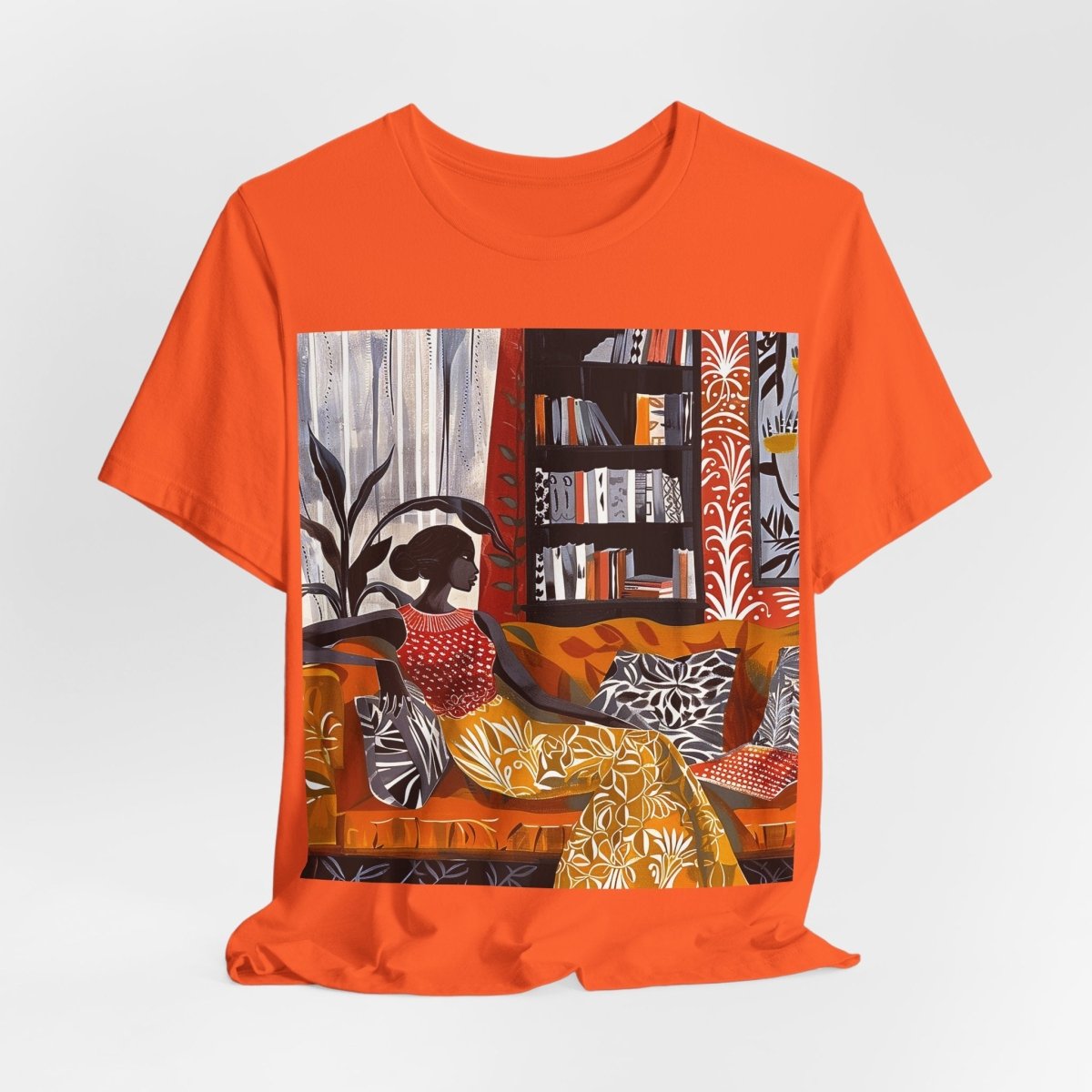 Lounge Lady Shirt - Afrocentric Art by The Trini Gee