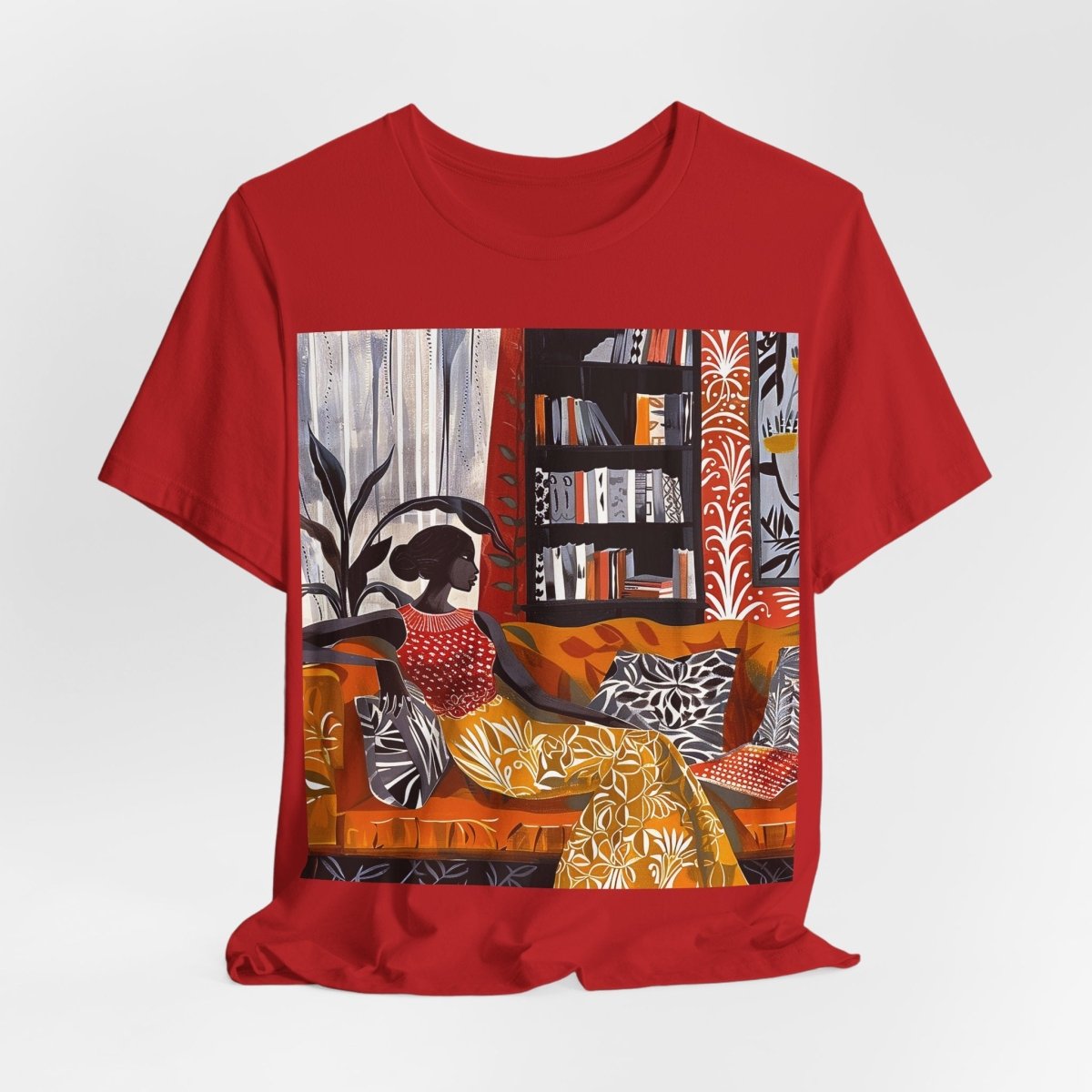 Lounge Lady Shirt - Afrocentric Art by The Trini Gee