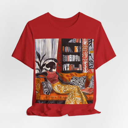 Lounge Lady Shirt - Afrocentric Art by The Trini Gee
