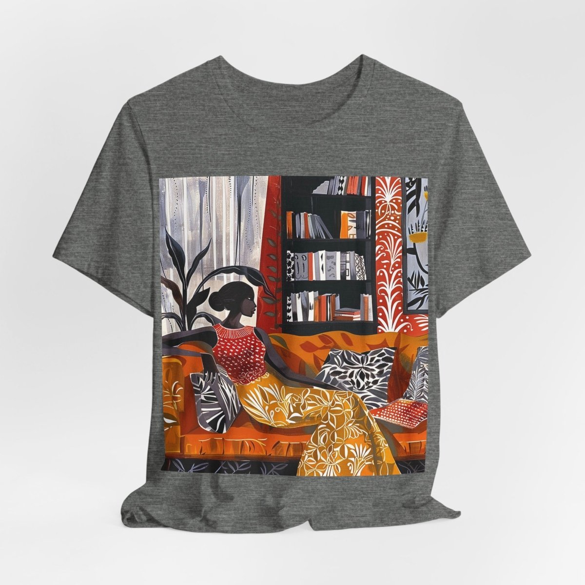 Lounge Lady Shirt - Afrocentric Art by The Trini Gee