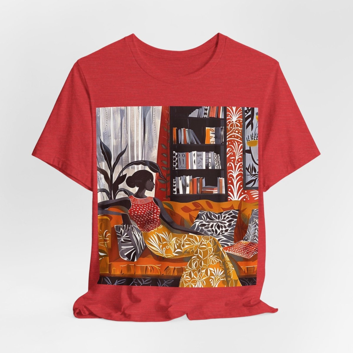 Lounge Lady Shirt - Afrocentric Art by The Trini Gee