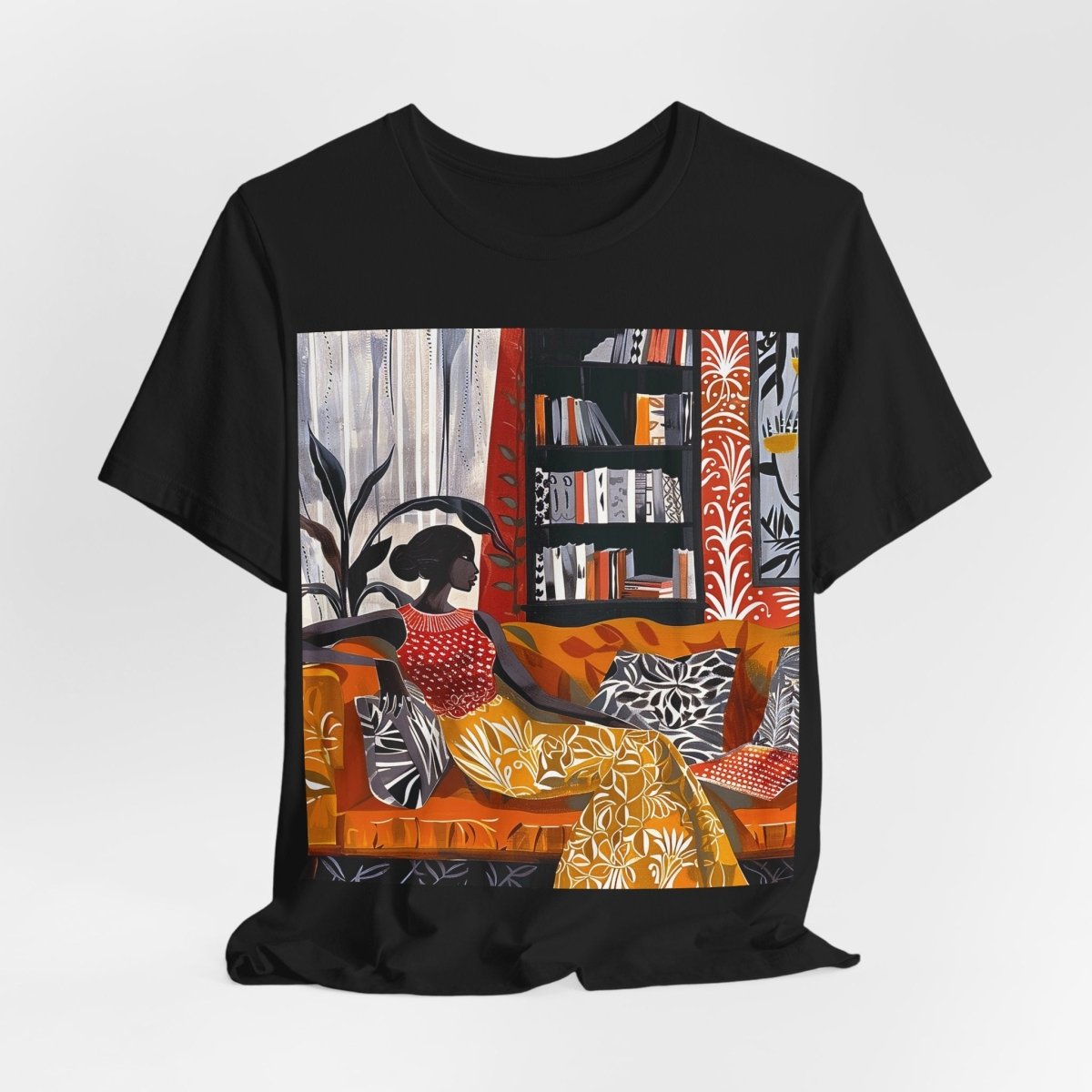 Lounge Lady Shirt - Afrocentric Art by The Trini Gee
