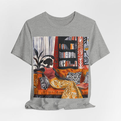 Lounge Lady Shirt - Afrocentric Art by The Trini Gee