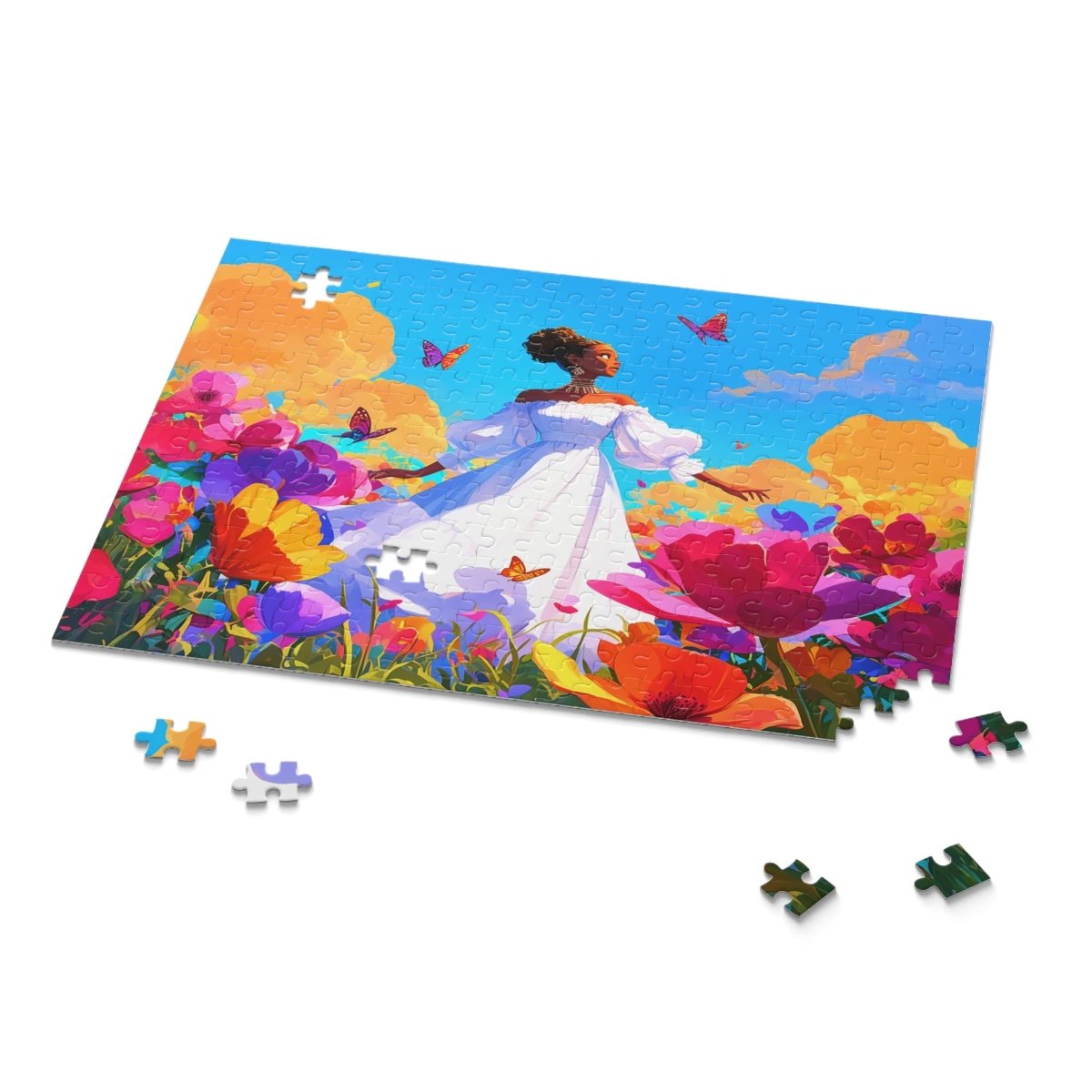 Lovely Day Puzzle - Afrocentric Art by The Trini Gee