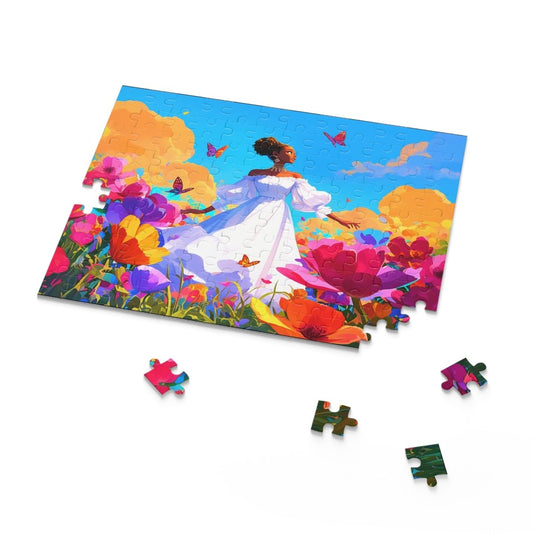 Lovely Day Puzzle - Afrocentric Art by The Trini Gee