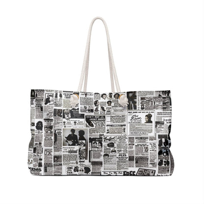 Magazine Ads Weekender Bag - The Trini Gee