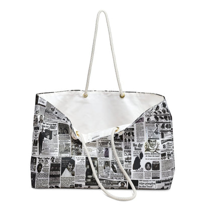 Magazine Ads Weekender Bag - The Trini Gee