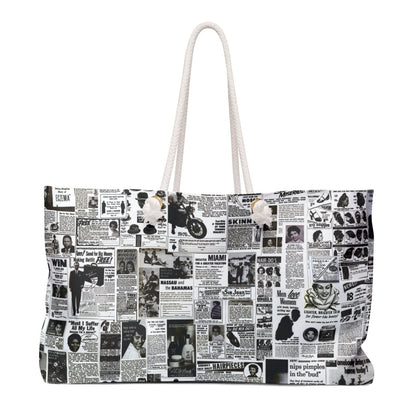 Magazine Ads Weekender Bag - The Trini Gee