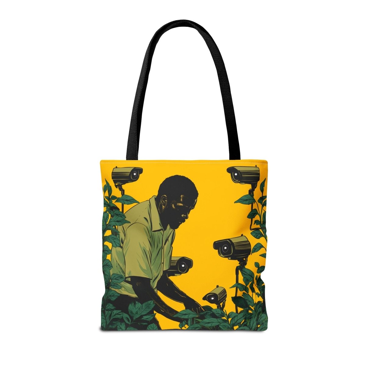 Man in Garden Tote Bag - Afrocentric Art by The Trini Gee