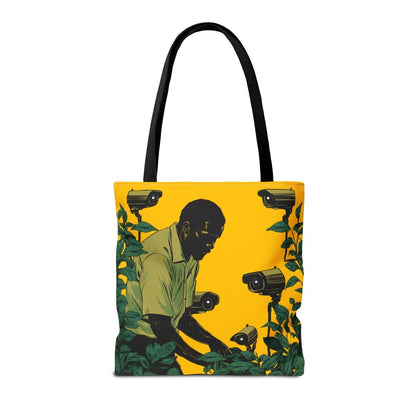 Man in Garden Tote Bag - Afrocentric Art by The Trini Gee
