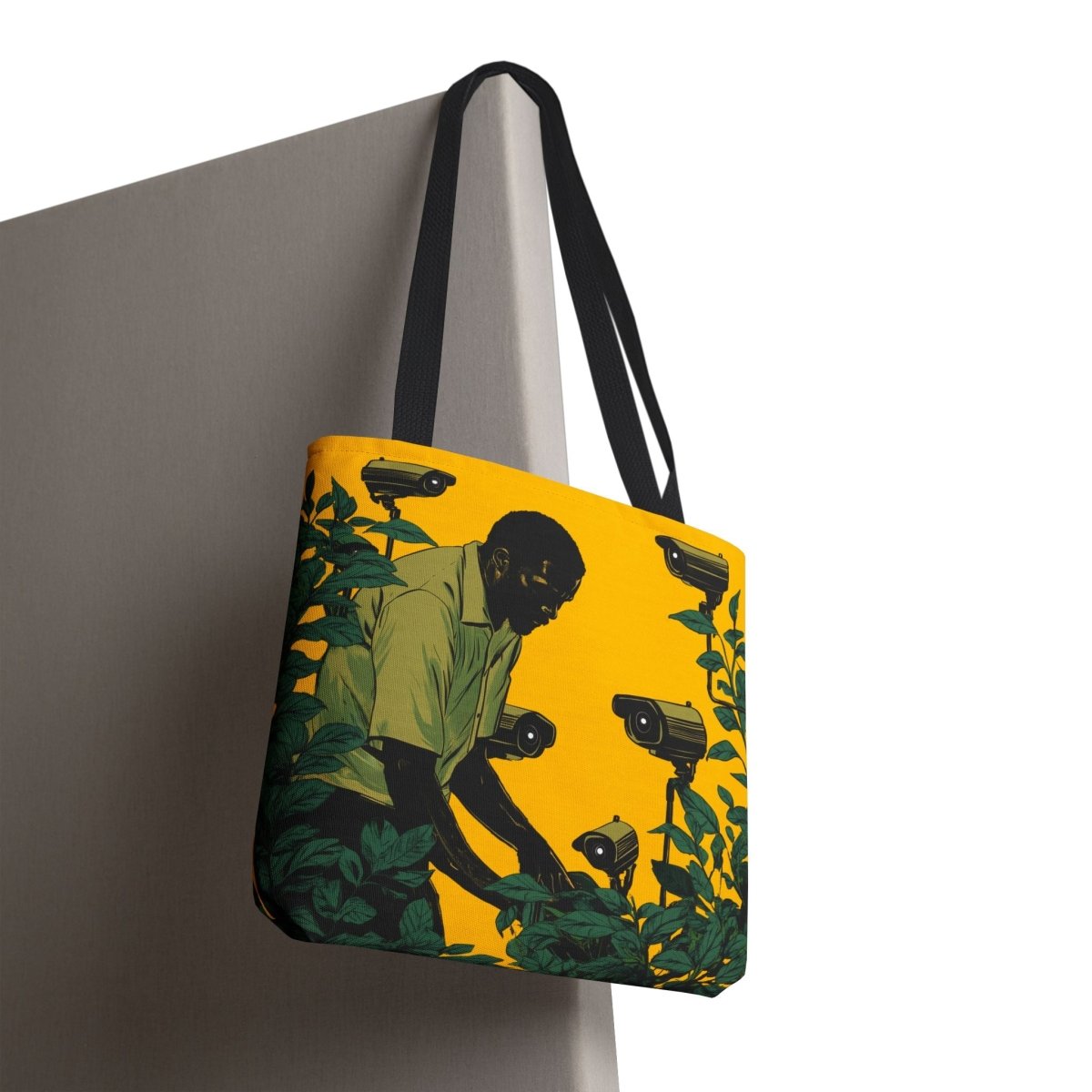 Man in Garden Tote Bag - Afrocentric Art by The Trini Gee