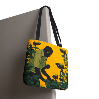 Man in Garden Tote Bag - Afrocentric Art by The Trini Gee