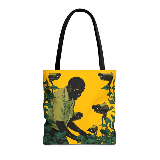 Man in Garden Tote Bag - Afrocentric Art by The Trini Gee