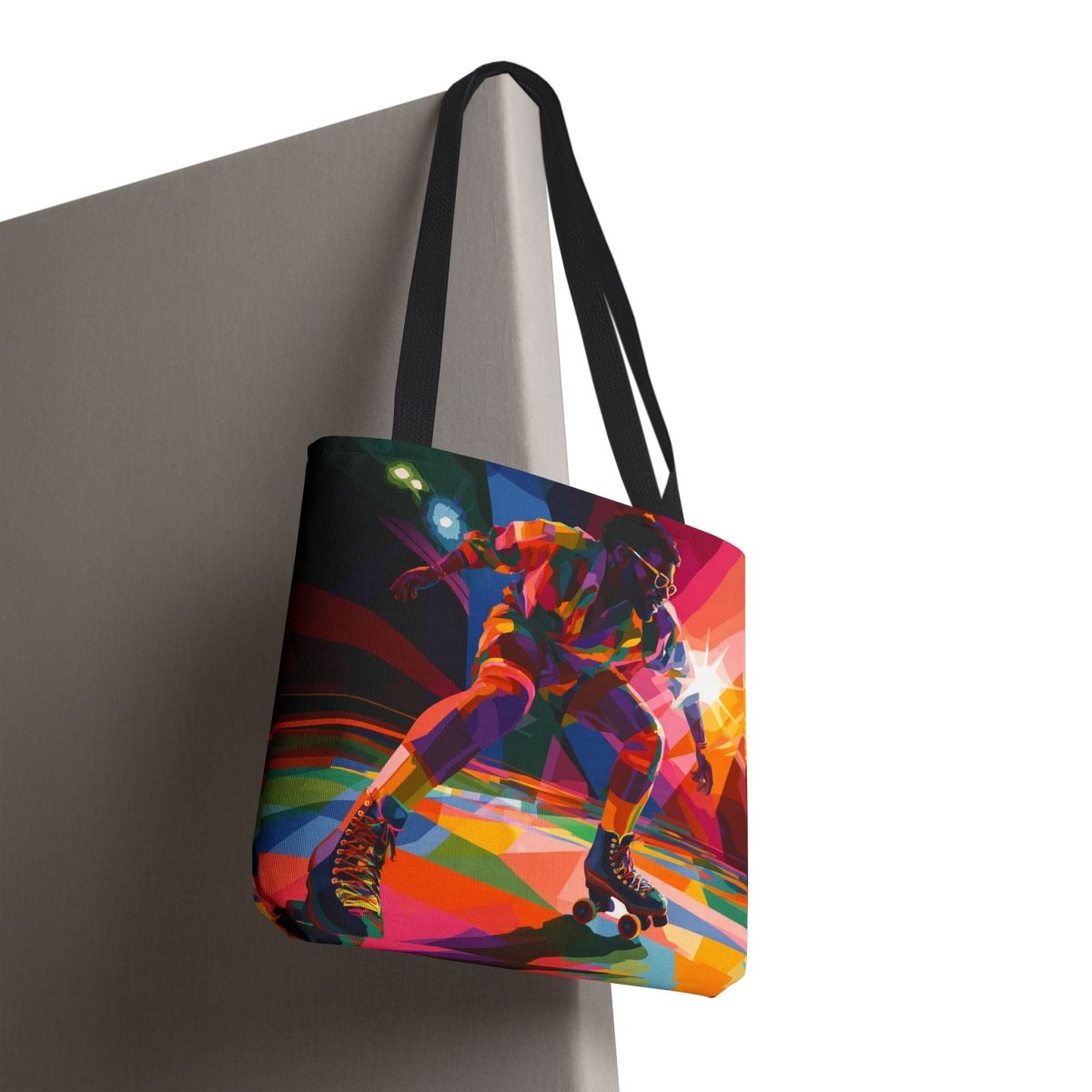 Man on Skates Tote Bag - Afrocentric Art by The Trini Gee