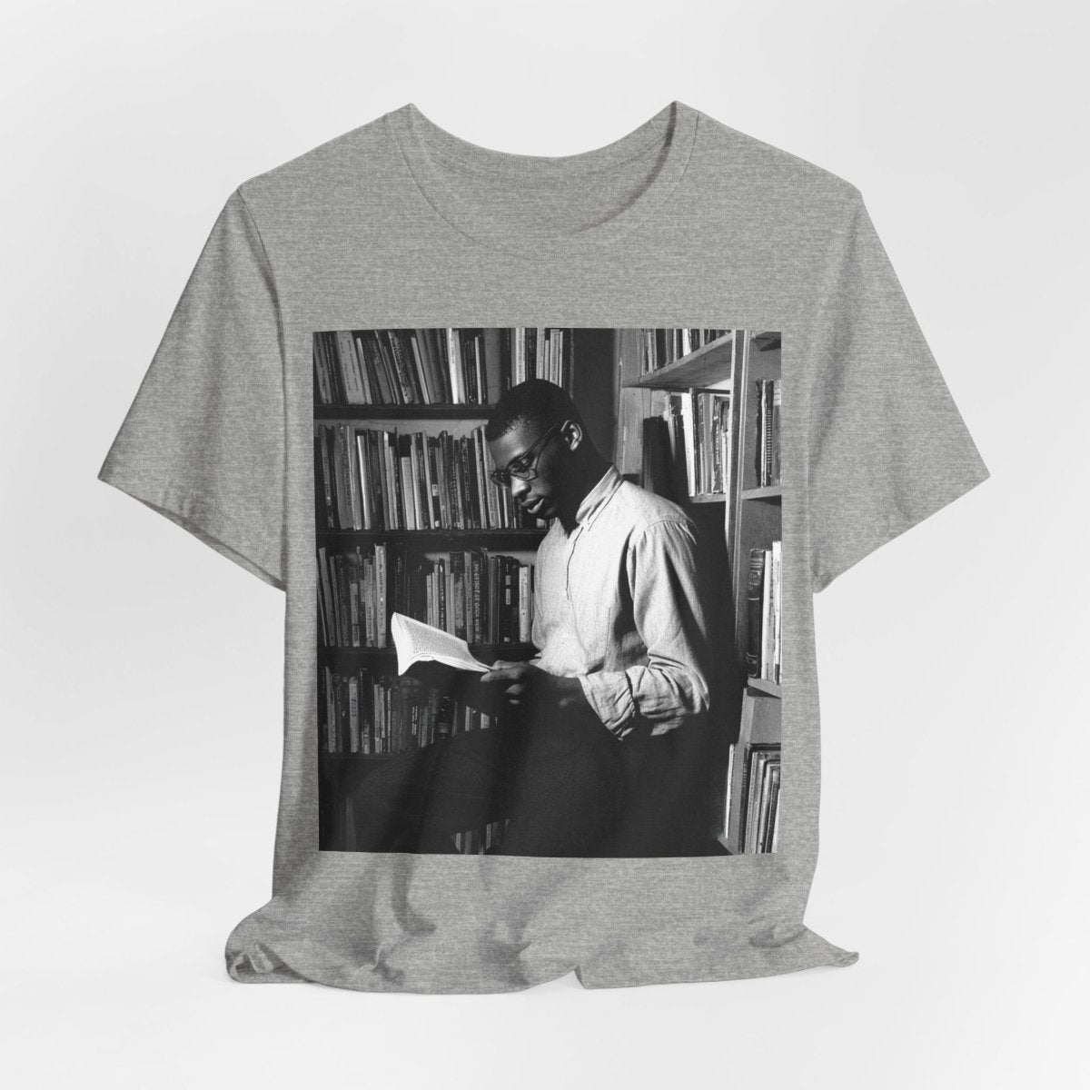 Man Reading Book Shirt - Afrocentric Art by The Trini Gee