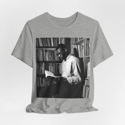 Man Reading Book Shirt - Afrocentric Art by The Trini Gee