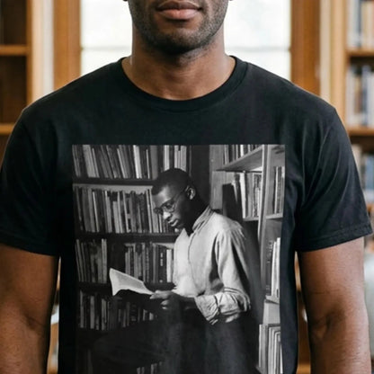 Man Reading Book Shirt - Afrocentric Art by The Trini Gee