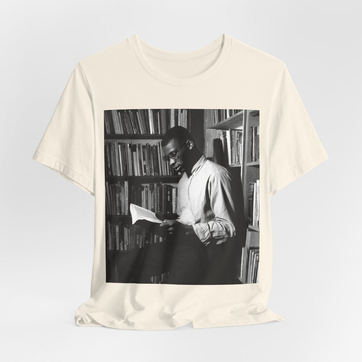 Man Reading Book Shirt - Afrocentric Art by The Trini Gee