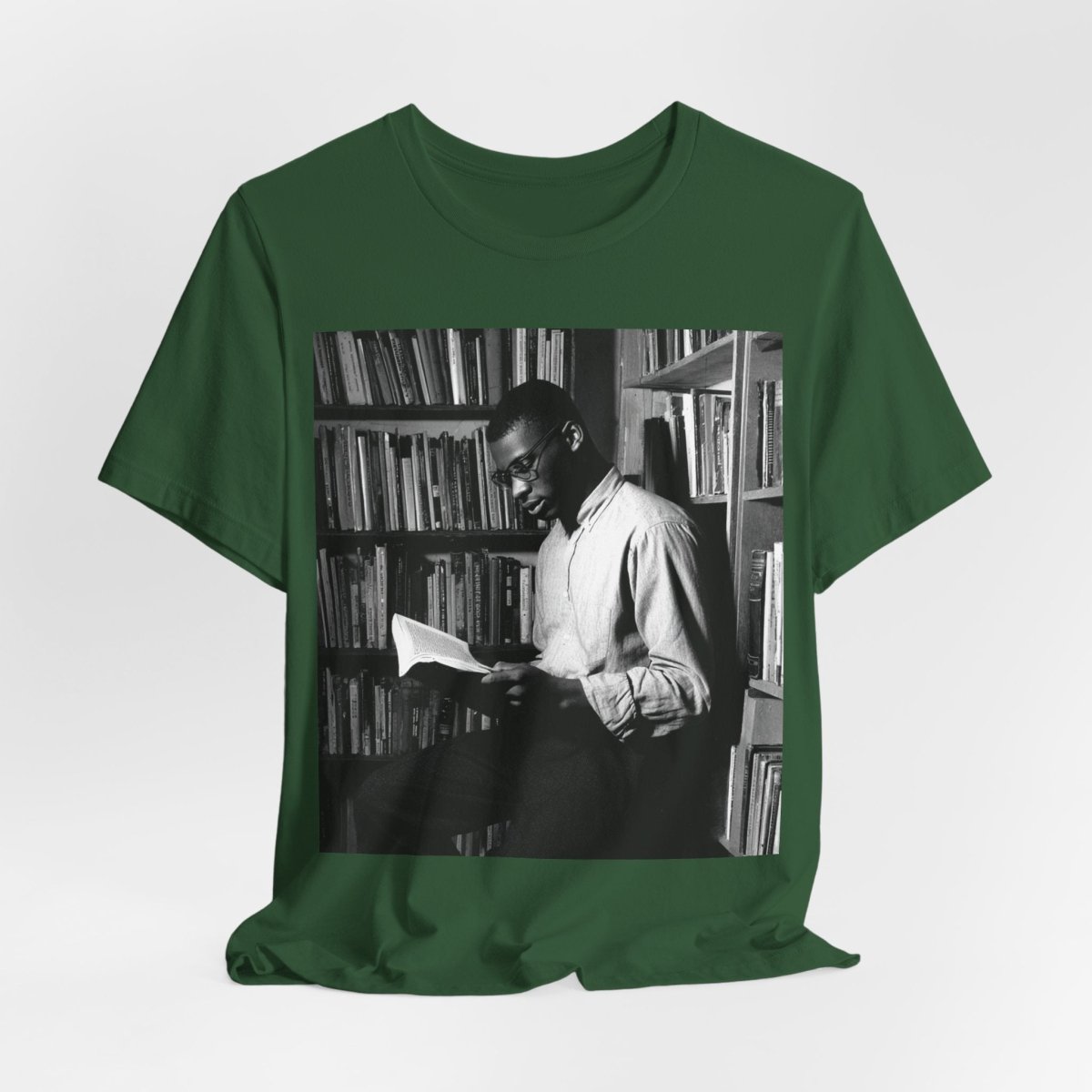 Man Reading Book Shirt - Afrocentric Art by The Trini Gee