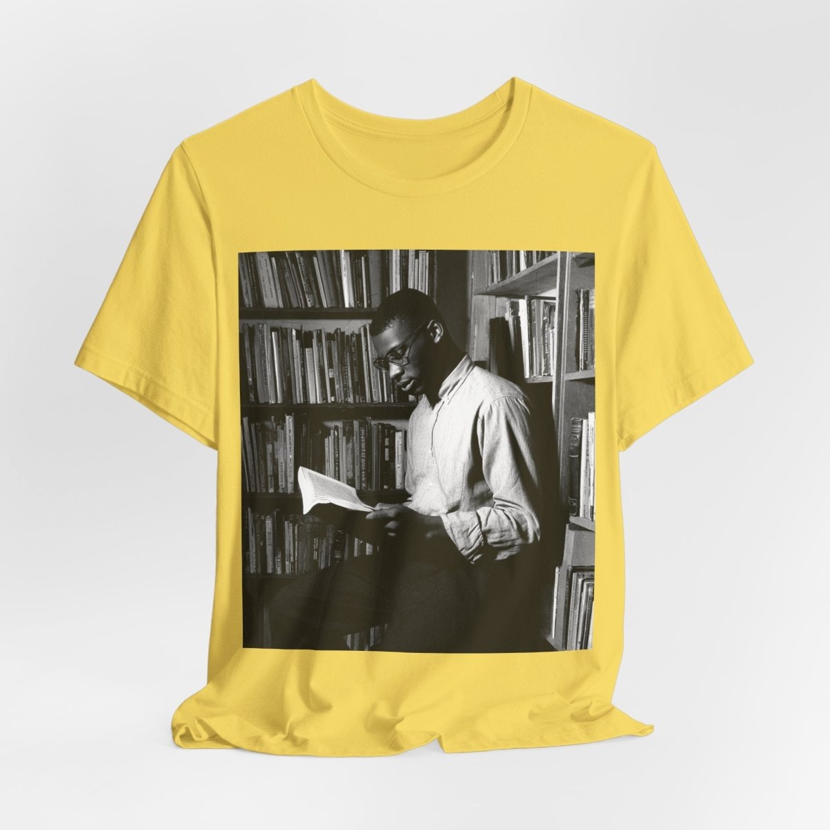 Man Reading Book Shirt - Afrocentric Art by The Trini Gee