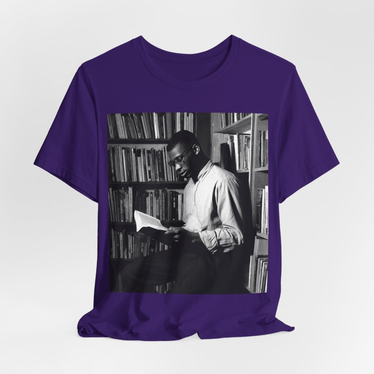 Man Reading Book Shirt - Afrocentric Art by The Trini Gee