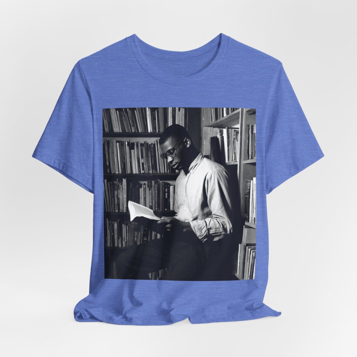Man Reading Book Shirt - Afrocentric Art by The Trini Gee