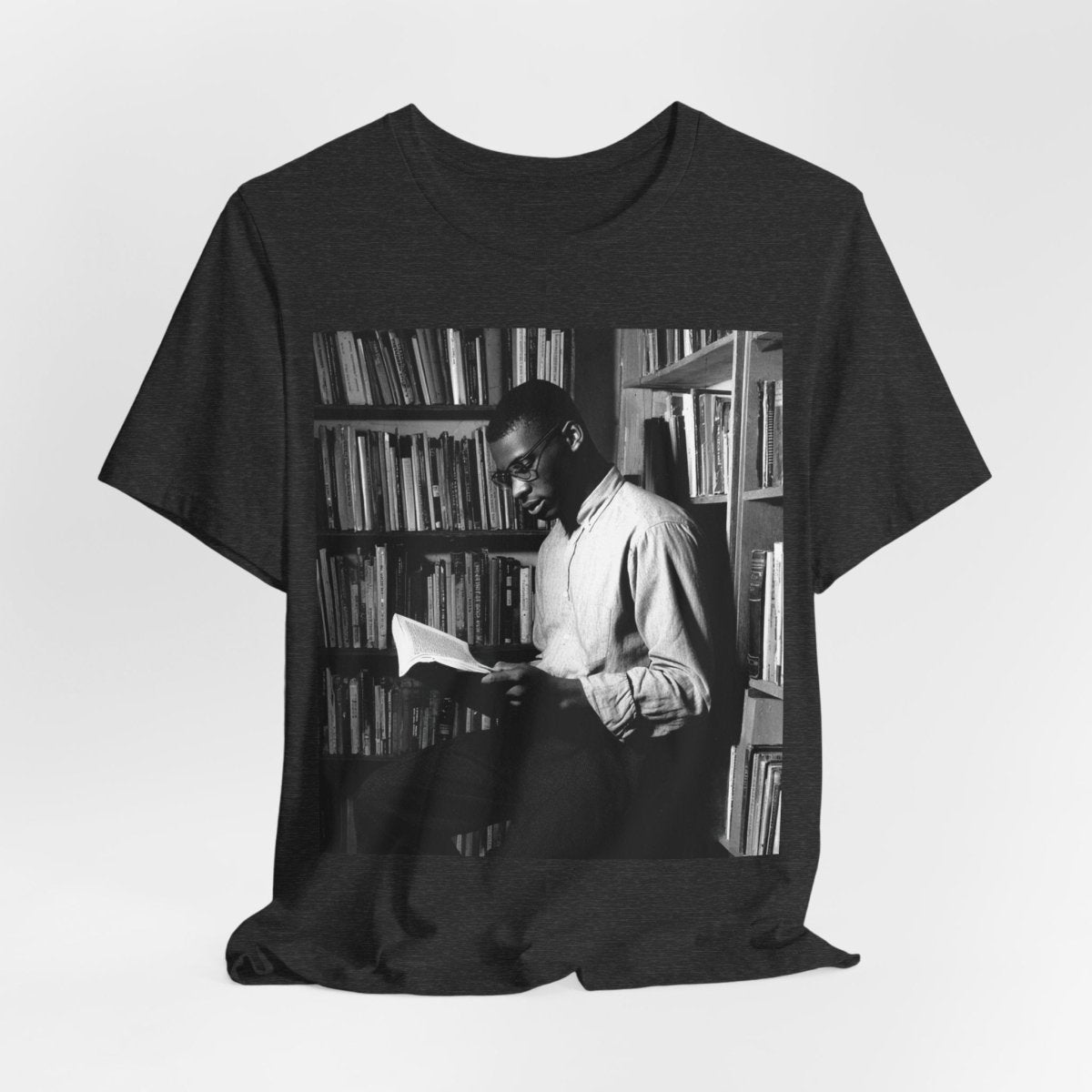 Man Reading Book Shirt - Afrocentric Art by The Trini Gee