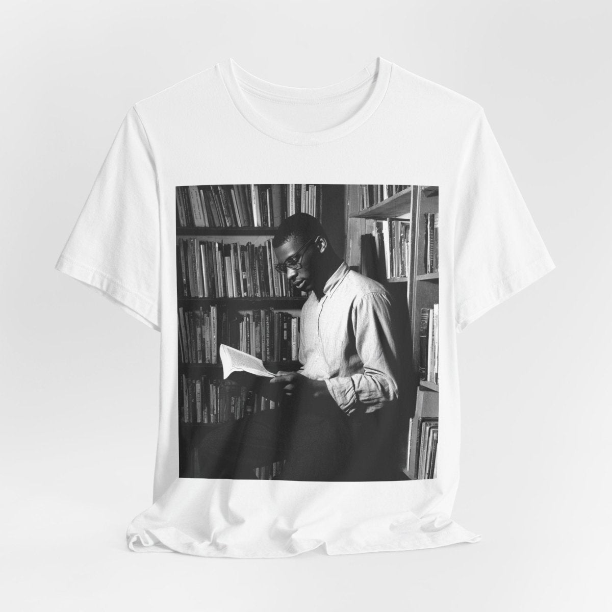 Man Reading Book Shirt - Afrocentric Art by The Trini Gee