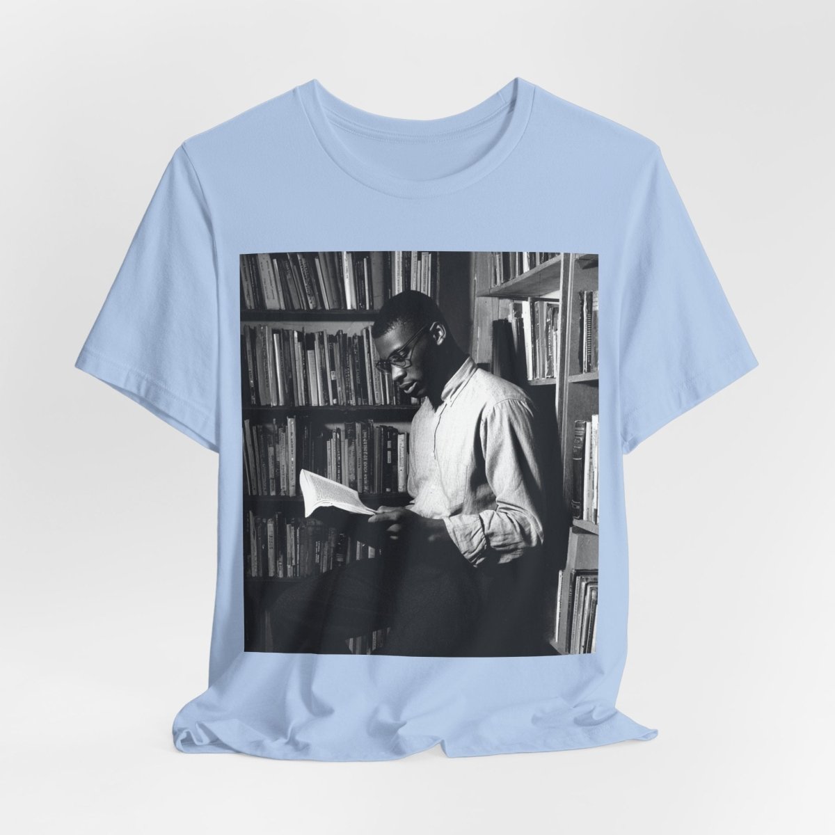 Man Reading Book Shirt - Afrocentric Art by The Trini Gee
