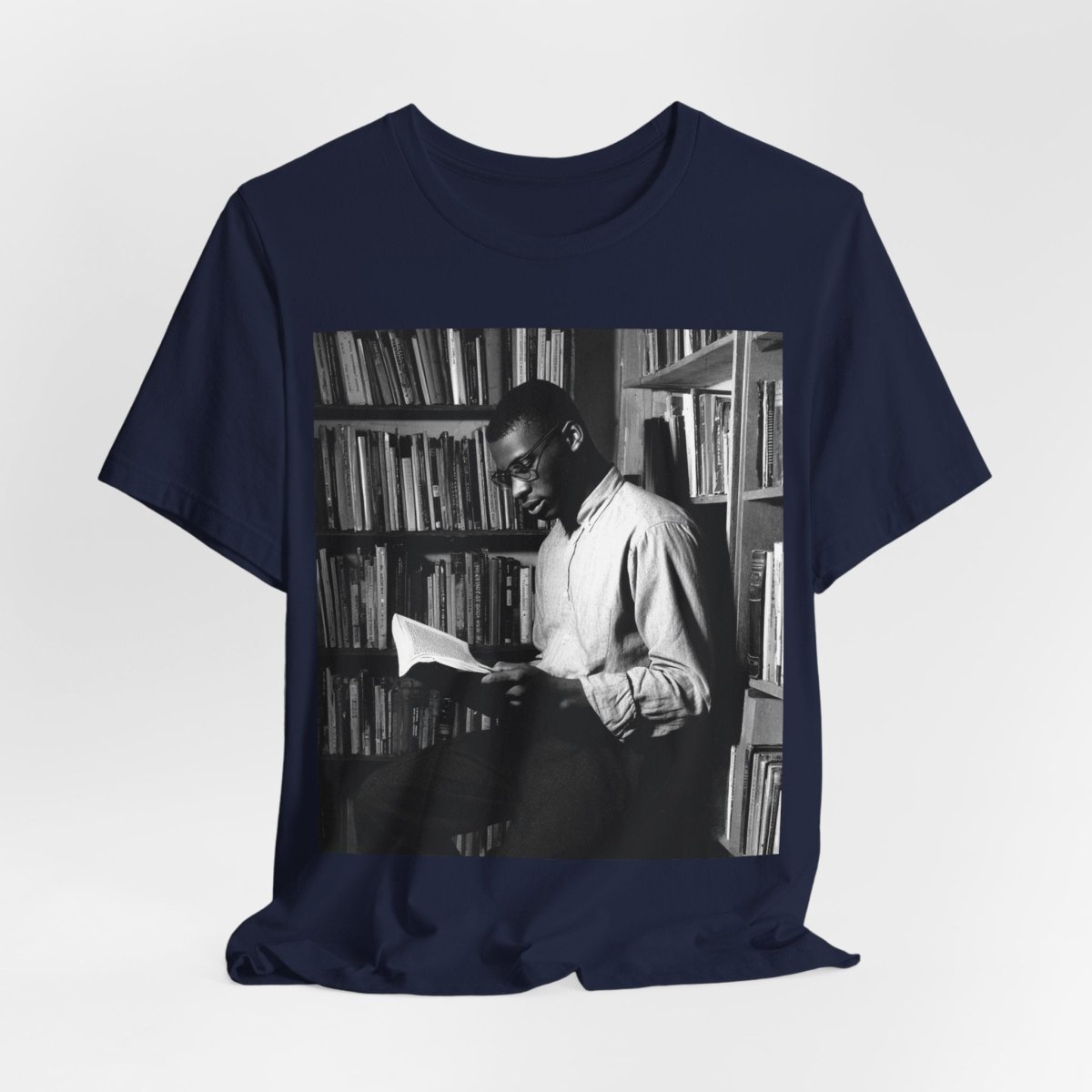 Man Reading Book Shirt - Afrocentric Art by The Trini Gee