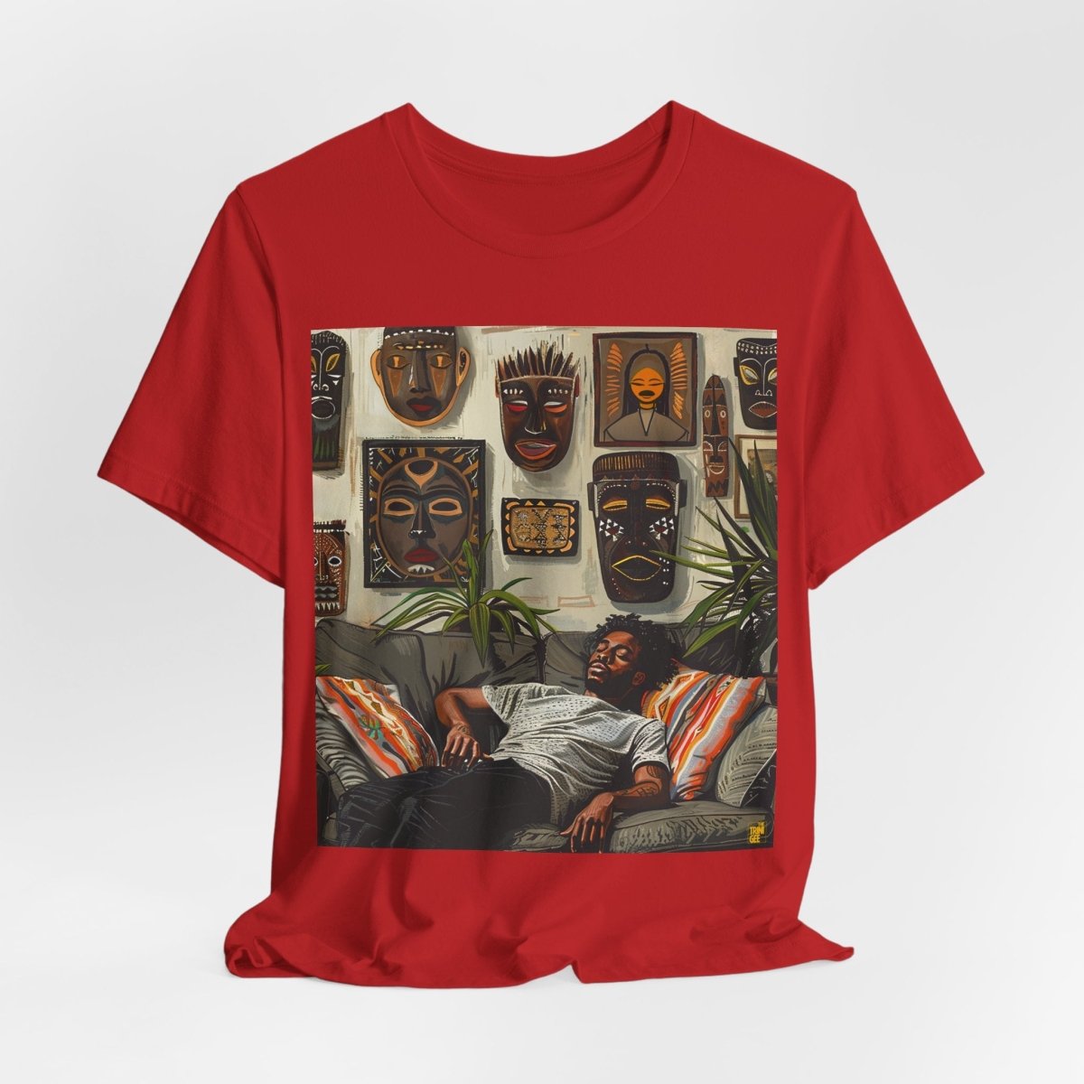 Man Relax Shirt - Afrocentric Art by The Trini Gee