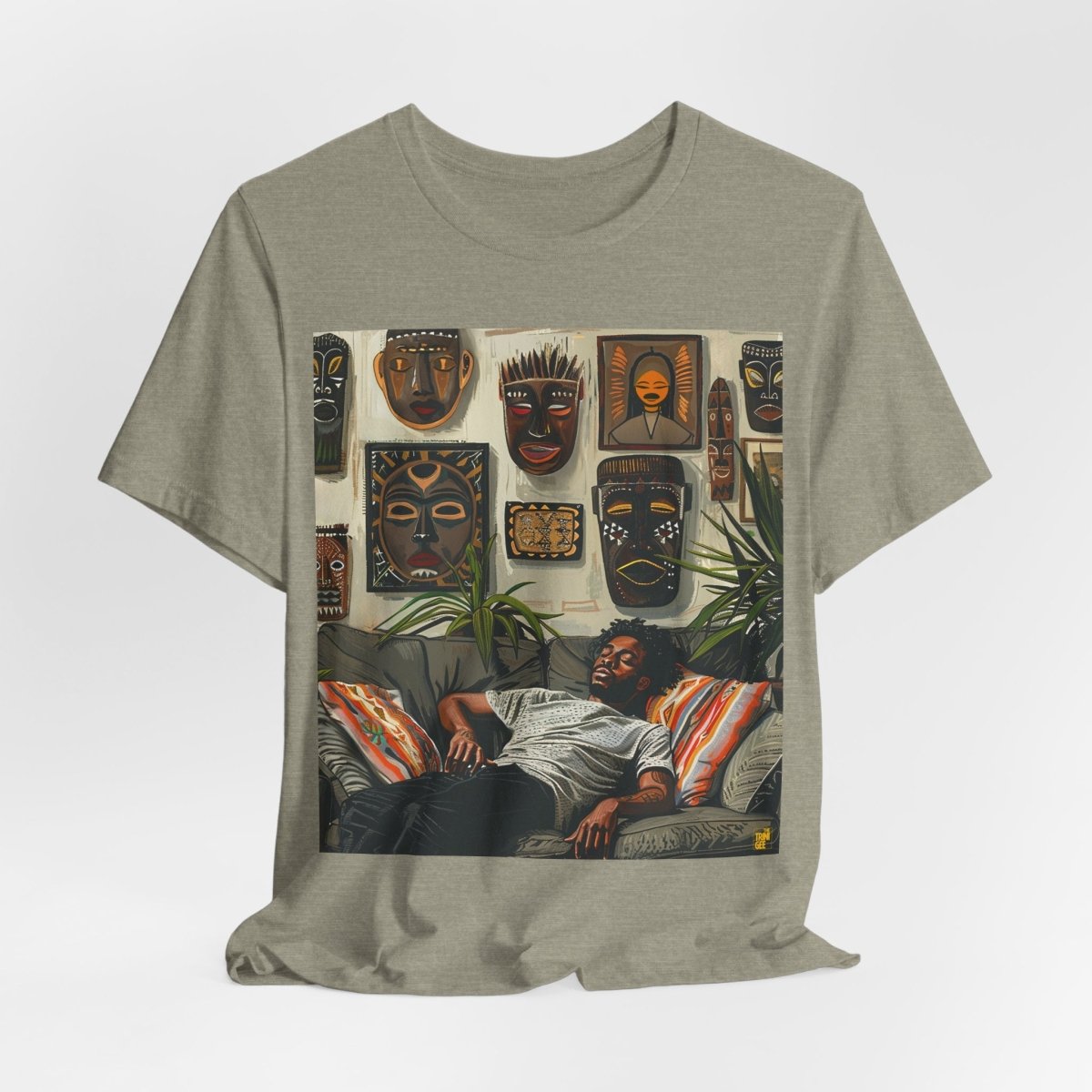 Man Relax Shirt - Afrocentric Art by The Trini Gee