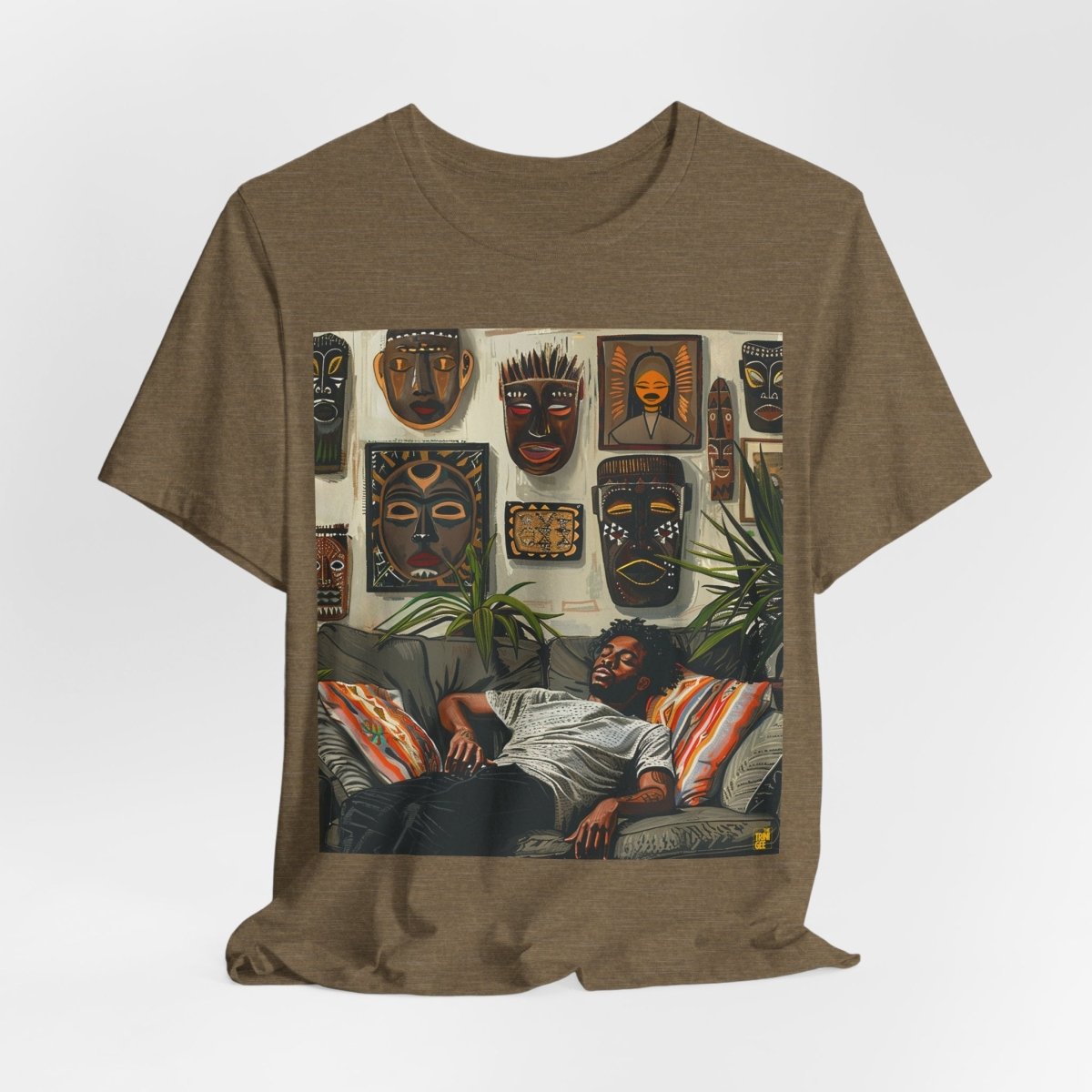 Man Relax Shirt - Afrocentric Art by The Trini Gee