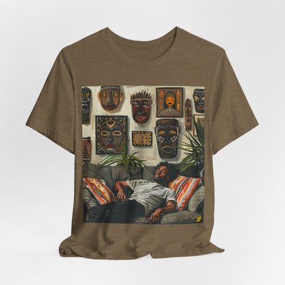 Man Relax Shirt - Afrocentric Art by The Trini Gee