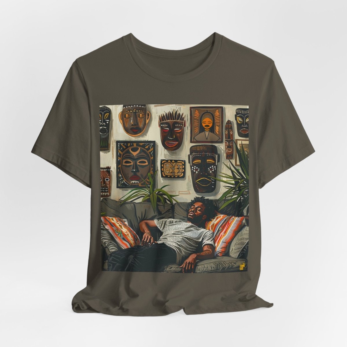Man Relax Shirt - Afrocentric Art by The Trini Gee