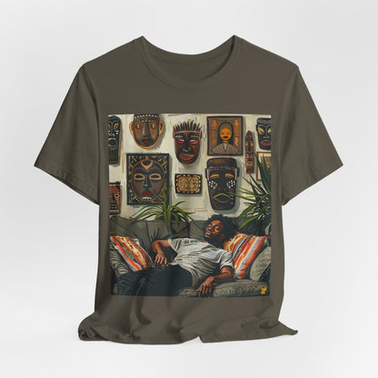 Man Relax Shirt - Afrocentric Art by The Trini Gee