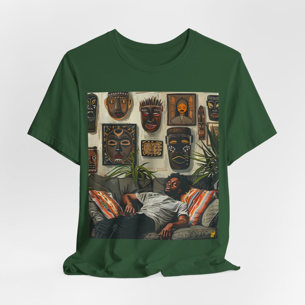 Man Relax Shirt - Afrocentric Art by The Trini Gee