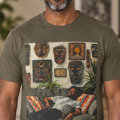 Man Relax Shirt - Afrocentric Art by The Trini Gee