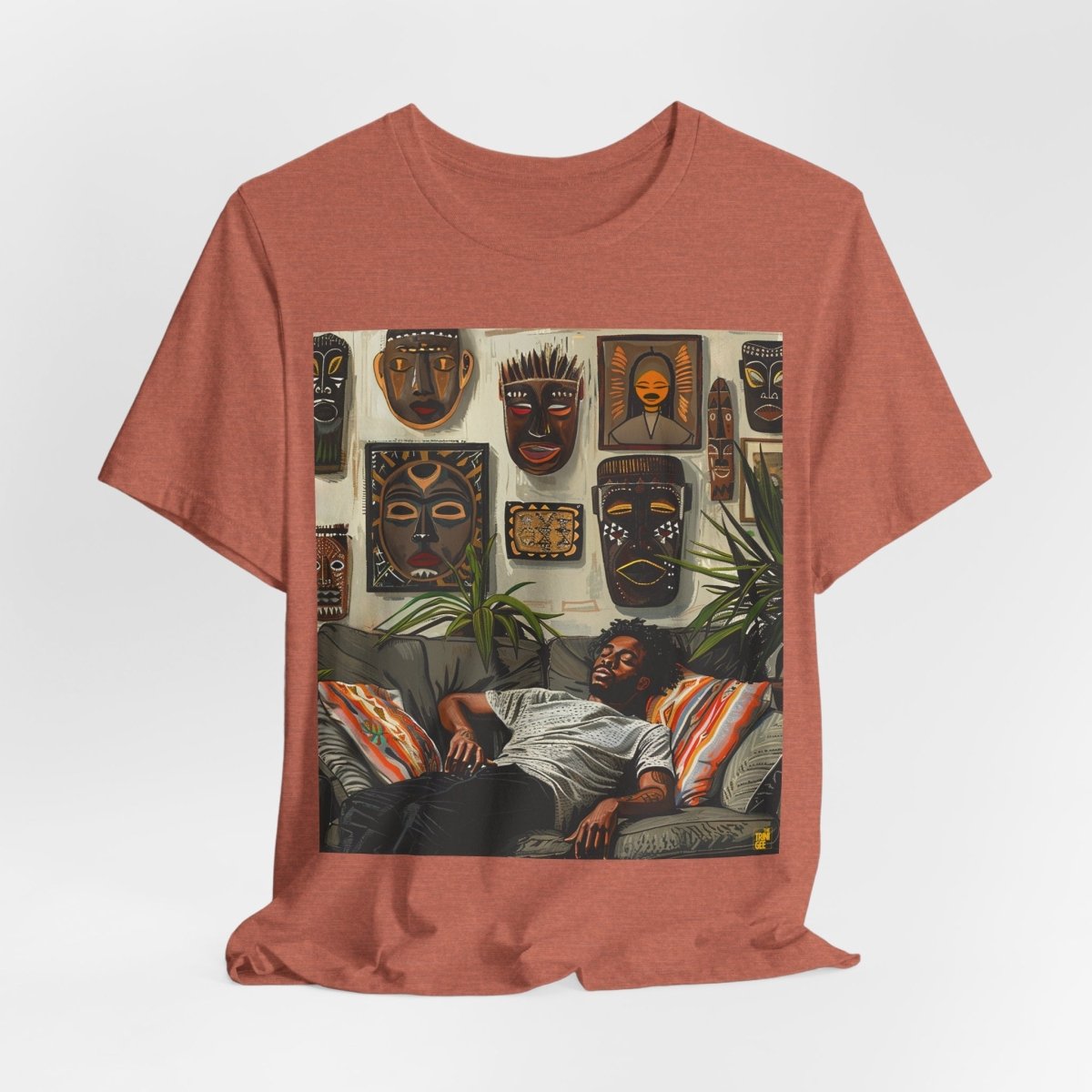 Man Relax Shirt - Afrocentric Art by The Trini Gee