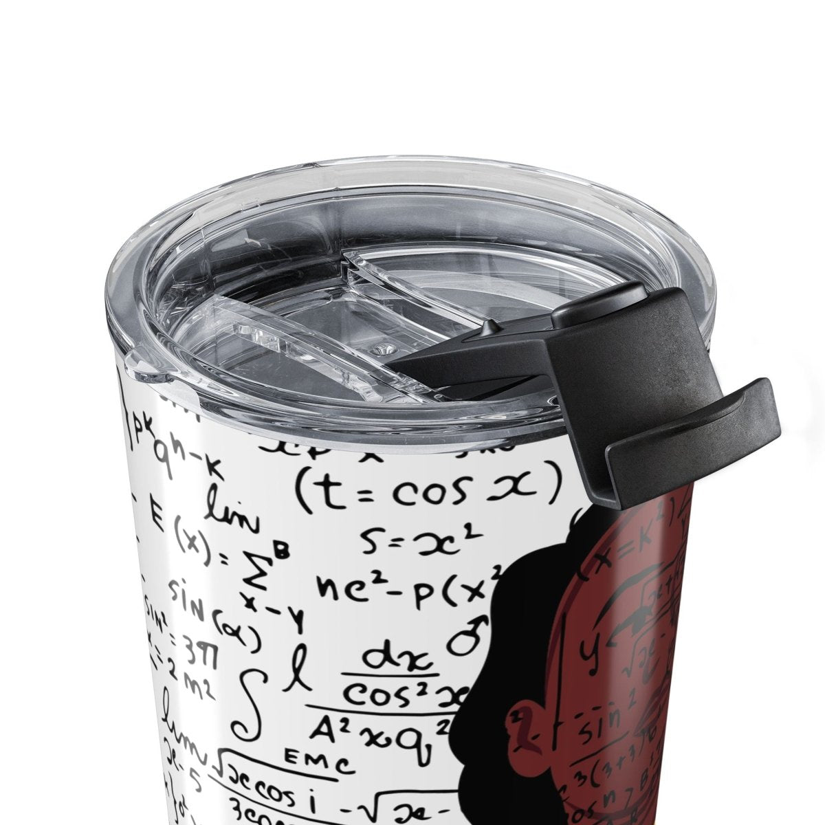 Math Girl Tumbler - Afrocentric Art by The Trini Gee
