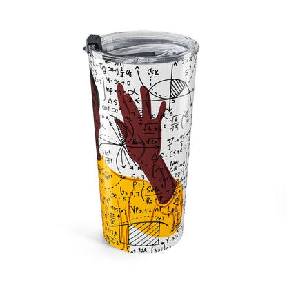 Math Girl Tumbler - Afrocentric Art by The Trini Gee