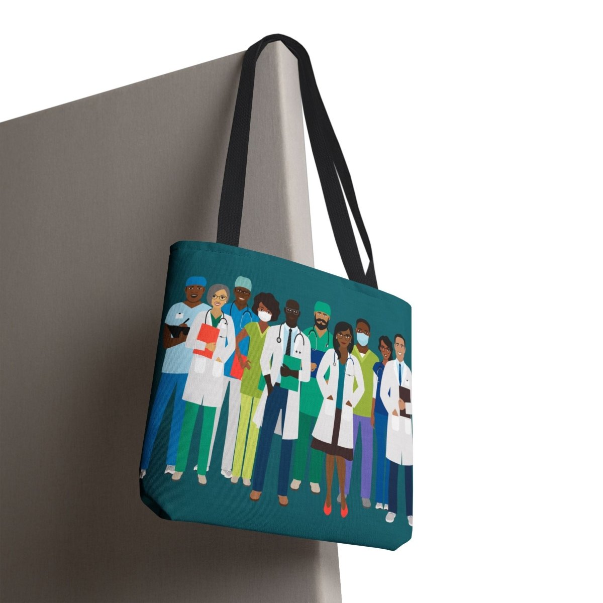 Medical Professionals Tote Bag - Afrocentric Art by The Trini Gee