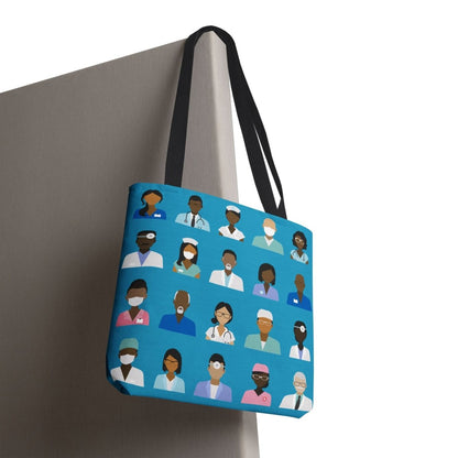 Medical Staff Tote Bag - Afrocentric Art by The Trini Gee