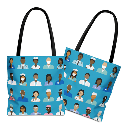 Medical Staff Tote Bag - Afrocentric Art by The Trini Gee