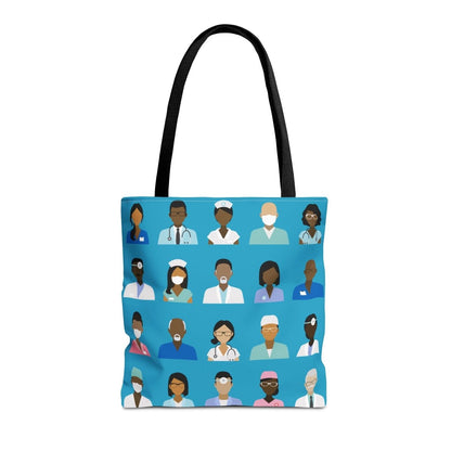 Medical Staff Tote Bag - Afrocentric Art by The Trini Gee