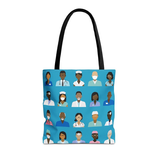 Medical Staff Tote Bag - Afrocentric Art by The Trini Gee