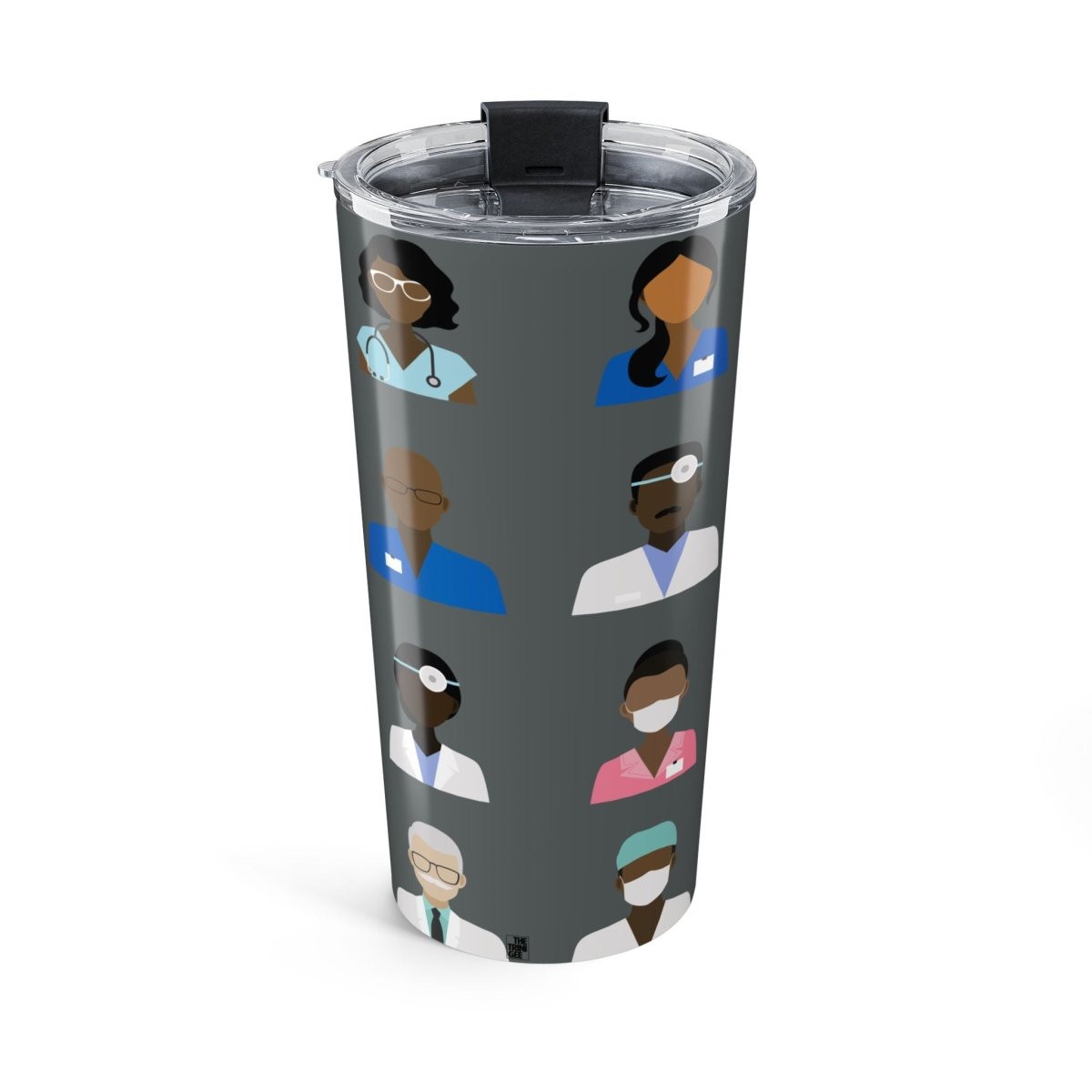 Medical Staff Tumbler - Afrocentric Art by The Trini Gee