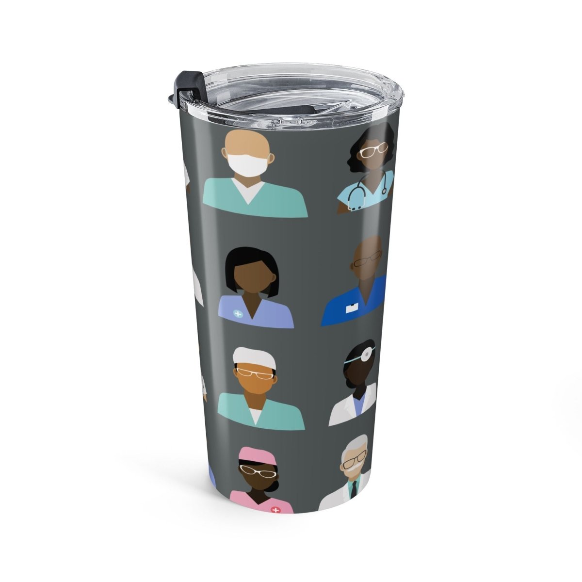 Medical Staff Tumbler - Afrocentric Art by The Trini Gee