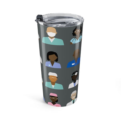 Medical Staff Tumbler - Afrocentric Art by The Trini Gee