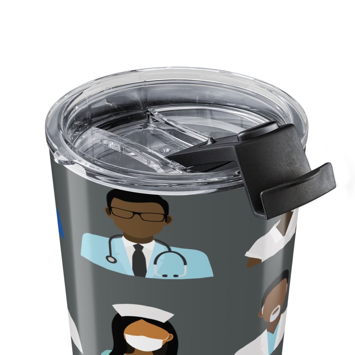 Medical Staff Tumbler - Afrocentric Art by The Trini Gee